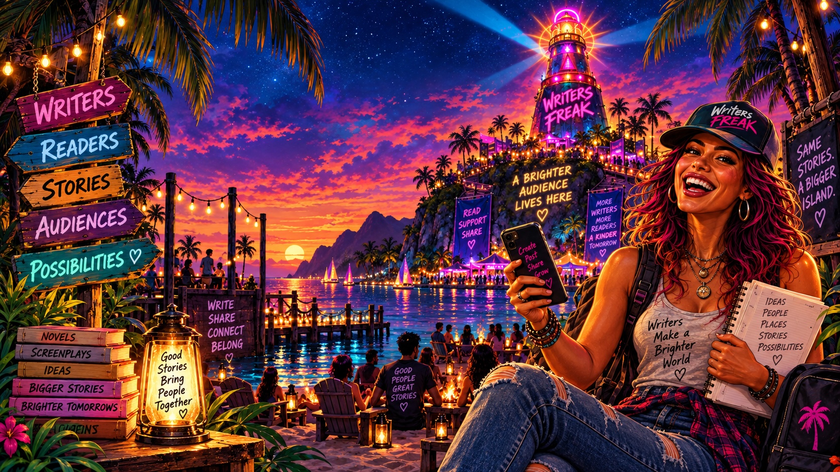 How One Writer’s Opportunity Can Turn a Parking Spot Into a Party Beacon