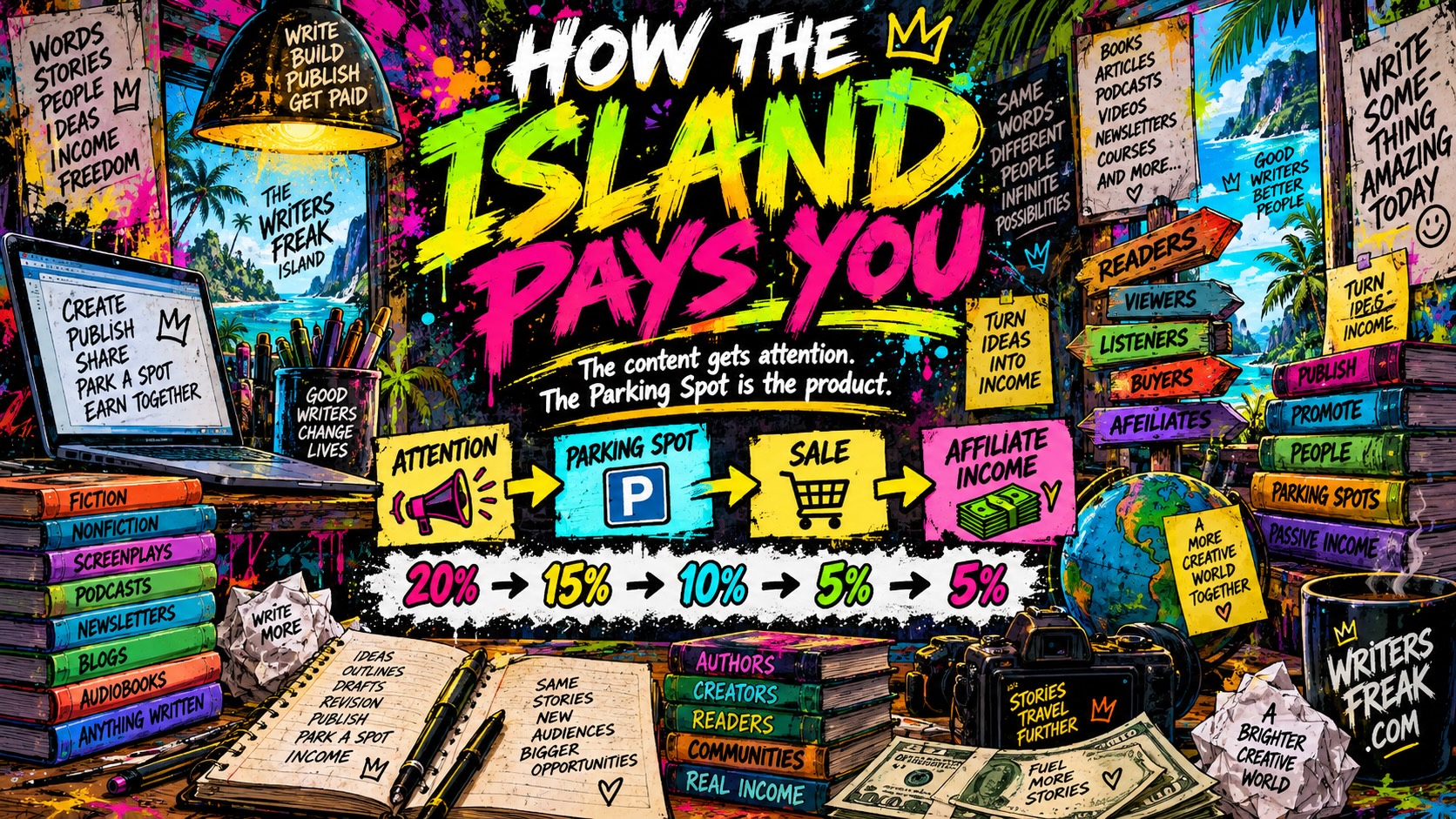 How The Island Pays You
